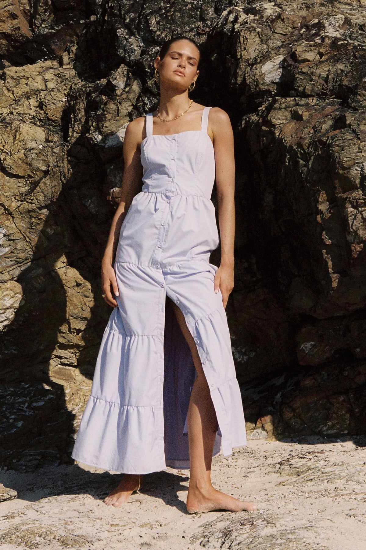 Antonia Maxi Dress | Lilac sold by Madison