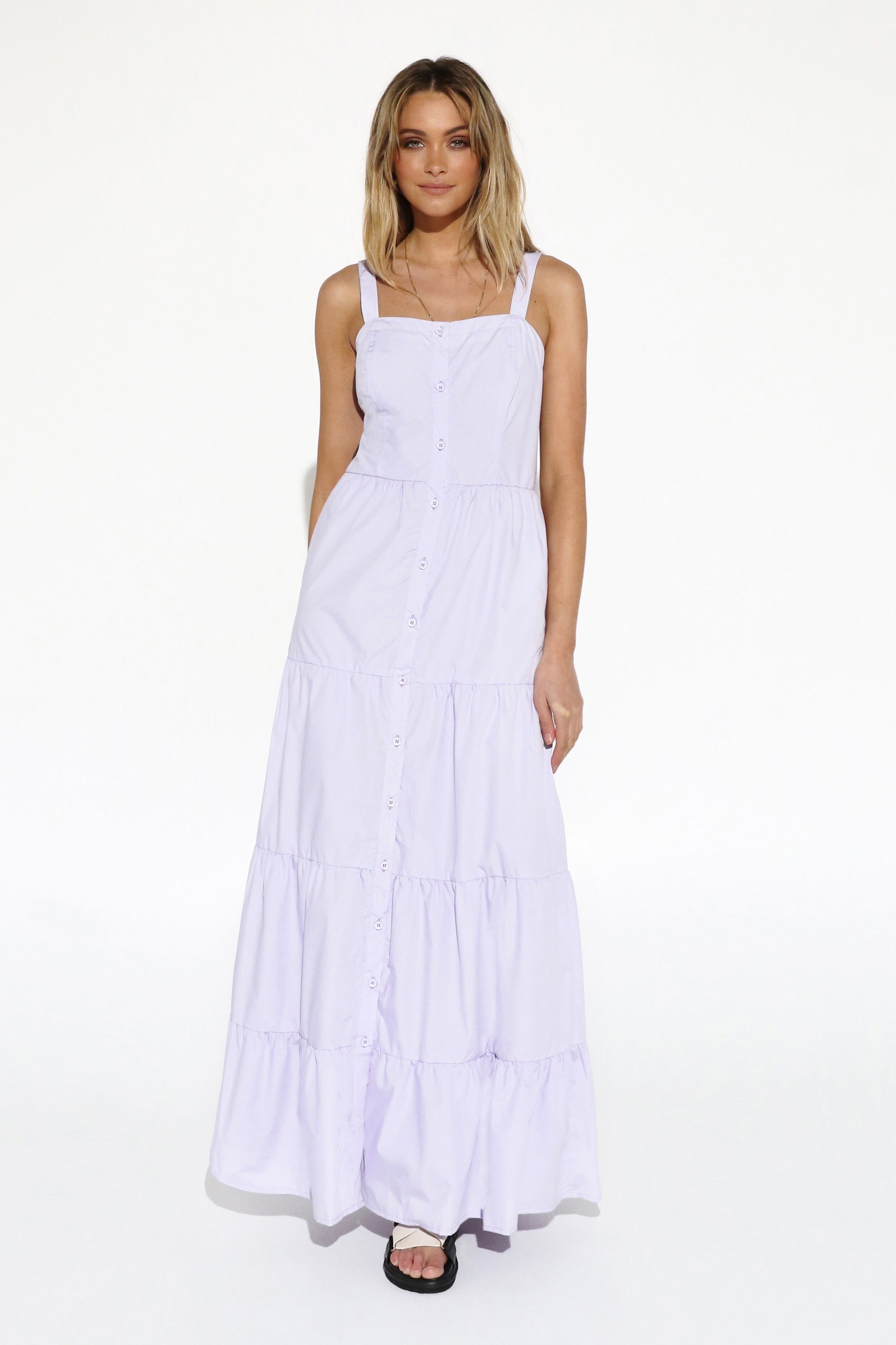 Antonia Maxi Dress | Lilac sold by Madison product image thumbnail 2