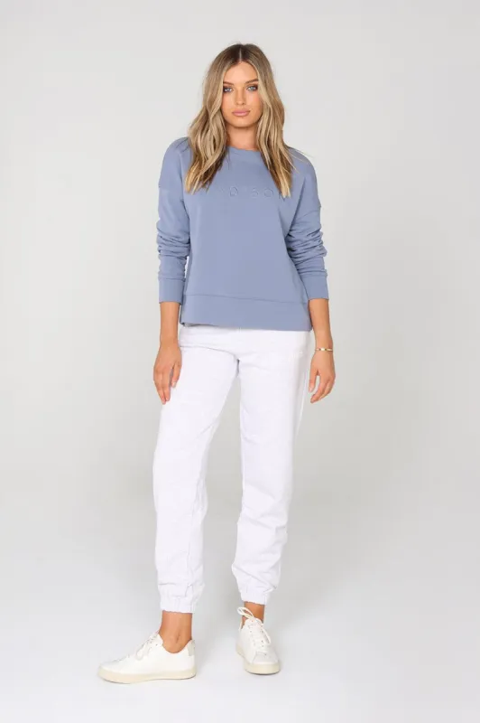 Logo Sweatshirt | Indigo sold by Madison