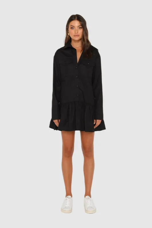 Kenna Mini Dress | Black sold by Madison
