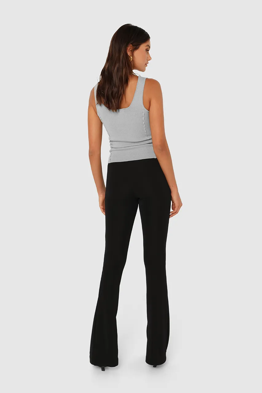 Karla Knit Top | Grey Marle sold by Madison product image thumbnail 4