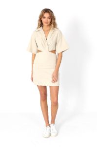Astra Mini Dress | Sand sold by Madison