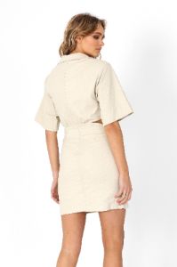 Astra Mini Dress | Sand sold by Madison