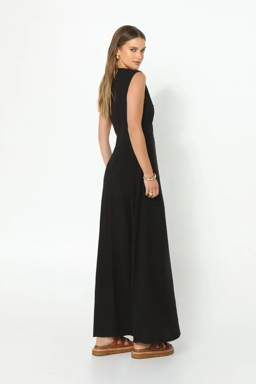 Stephie Maxi Dress | Black sold by Madison product image thumbnail 4