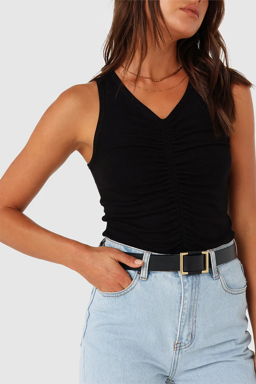 Hazel Tank Top | Black sold by Madison product image thumbnail 4