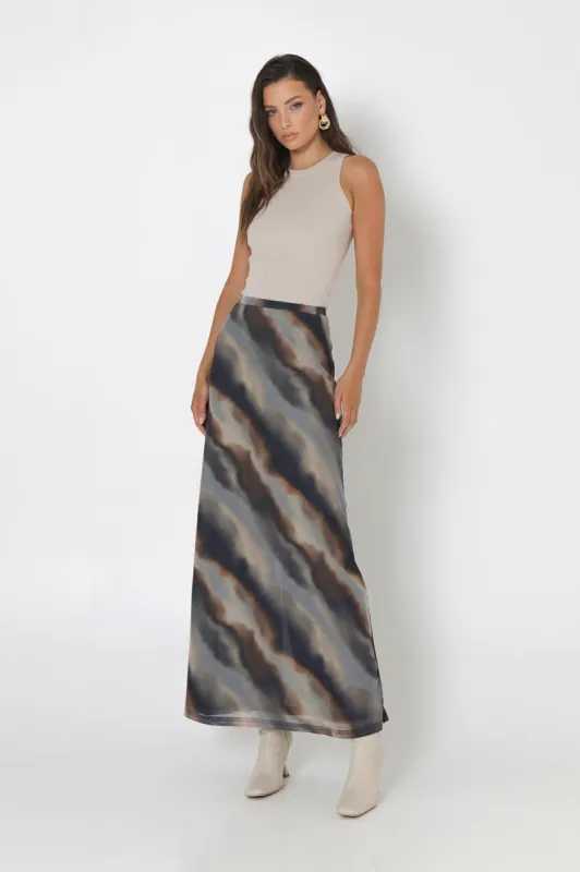 Beverly Maxi Skirt | Dusk sold by Madison