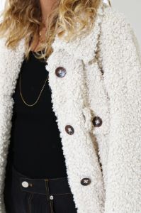Sherpa Jacket | Cream sold by Madison