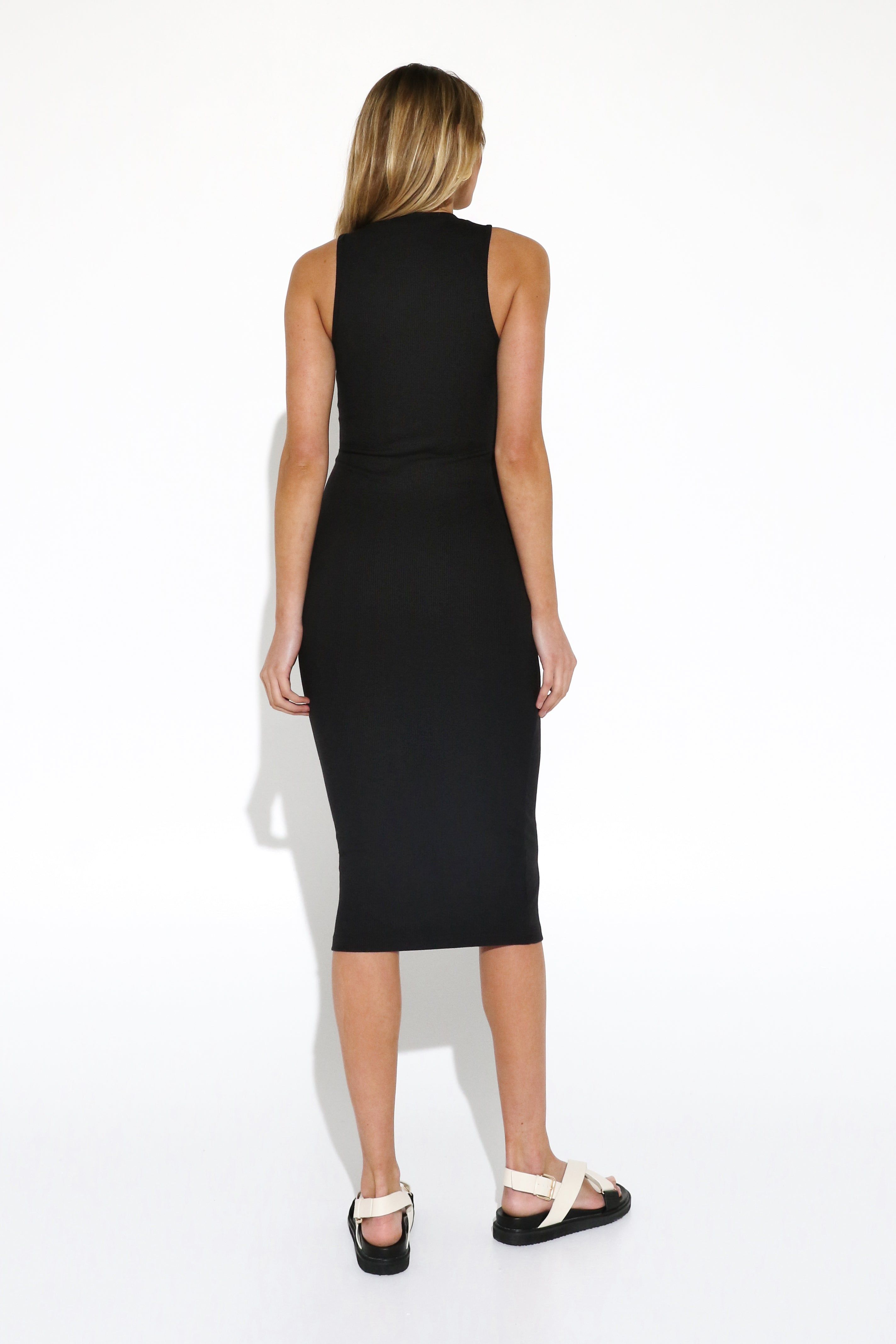 Manhattan Midi Dress | Black sold by Madison product image thumbnail 3