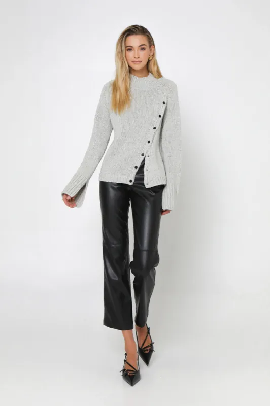 Annalise Knit Jumper | Grey sold by Madison