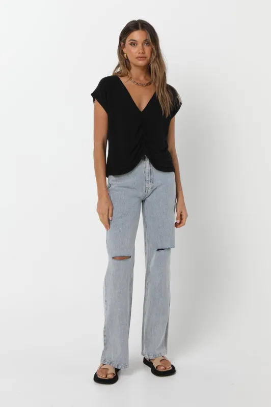 Gracie Top | Black sold by Madison