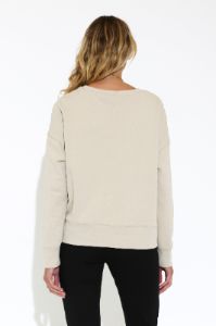 Logo Sweatshirt | Oyster sold by Madison