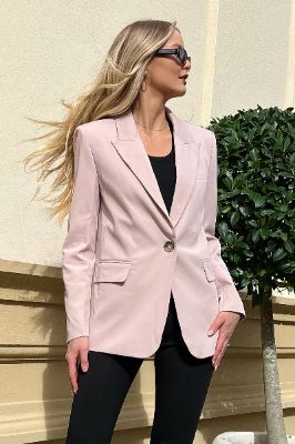 Audrey Blazer | Blush sold by Madison