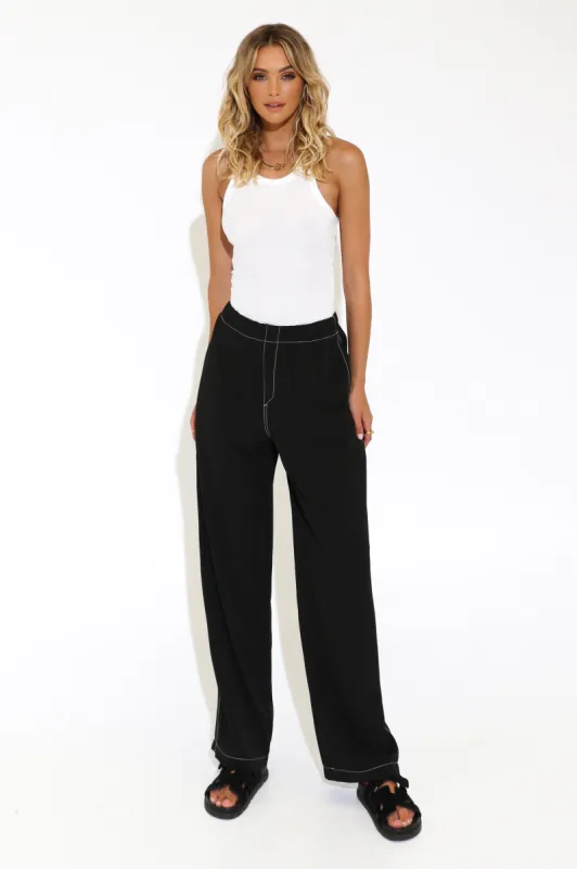 Maha Pants | Black sold by Madison