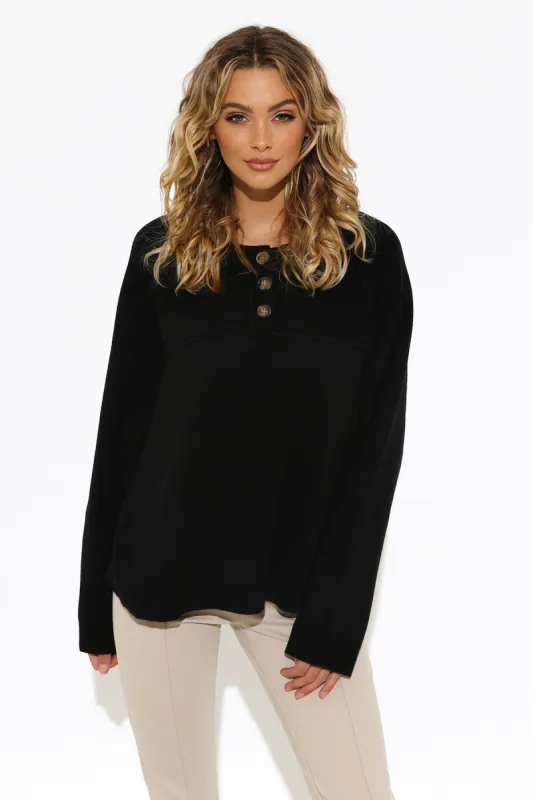 Polly Knit | Black sold by Madison