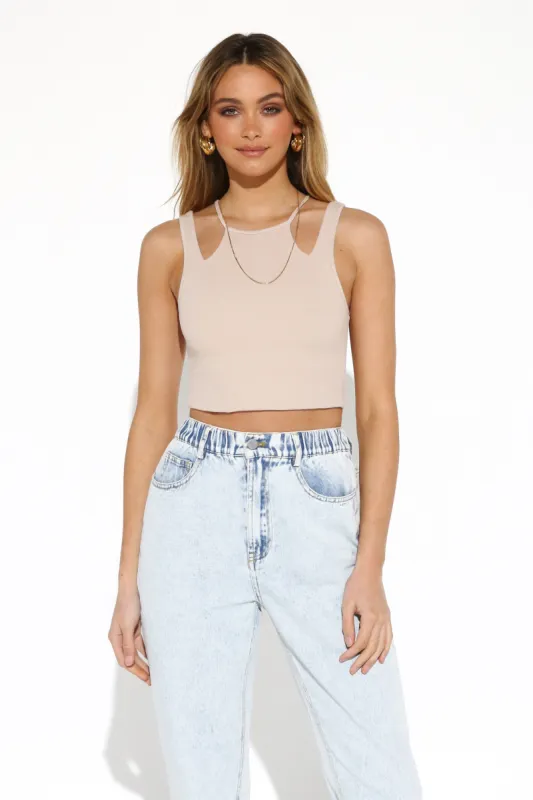 Nova Tank | Nude sold by Madison