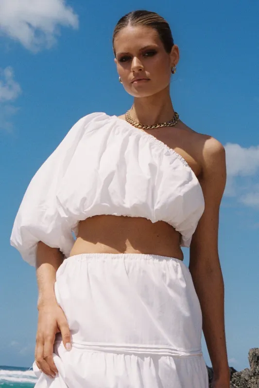 Nixie Crop | White sold by Madison