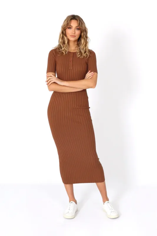 Paloma Dress | Choc sold by Madison