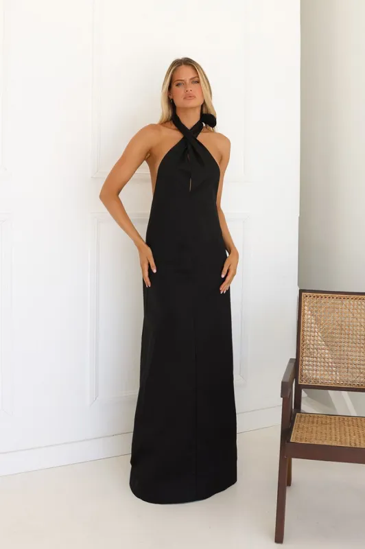 Amber Maxi Dress | Black sold by Madison
