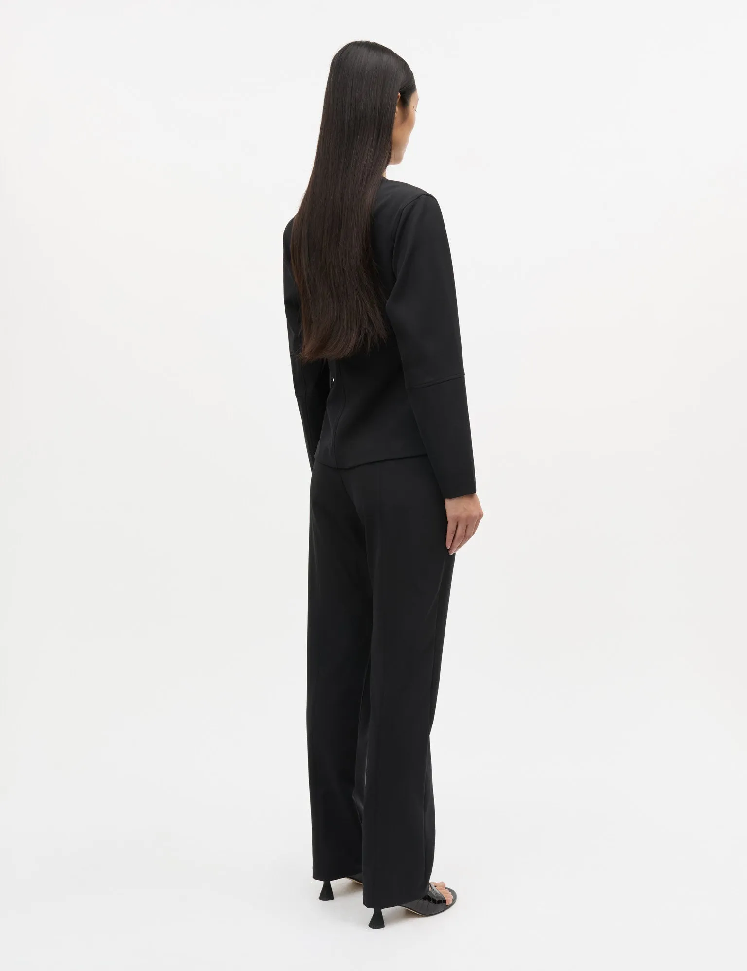 Stretchy Nylon Lyne Pants, Black sold by Mads Norgaard product image thumbnail 4