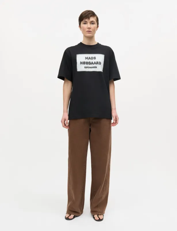 Cotton Jersey Dassel Tee, Black made by Mads Norgaard