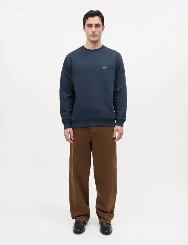 Standard Crew Logo Sweat, Sky Captain made by Mads Norgaard