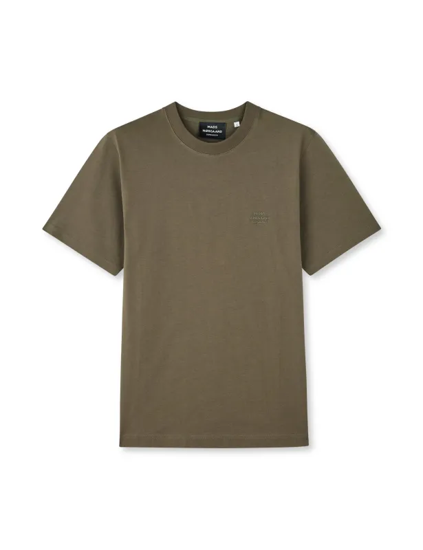 Cotton Jersey Frode Logo Tee FAV, Tarmac made by Mads Norgaard