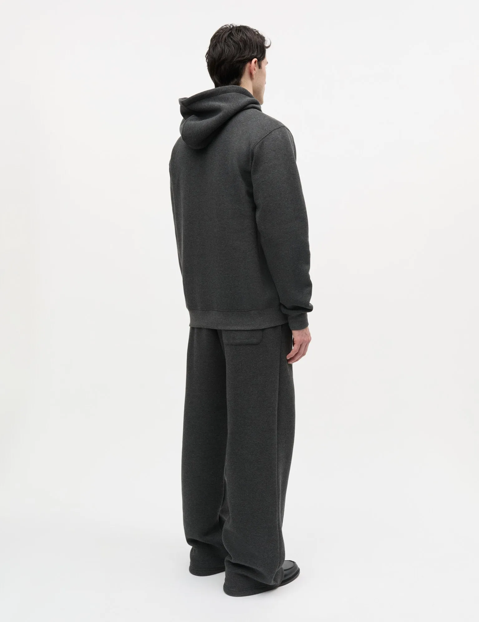 Standard Hoodie Logo Sweat, Dark Grey Melange sold by Mads Norgaard product image thumbnail 4