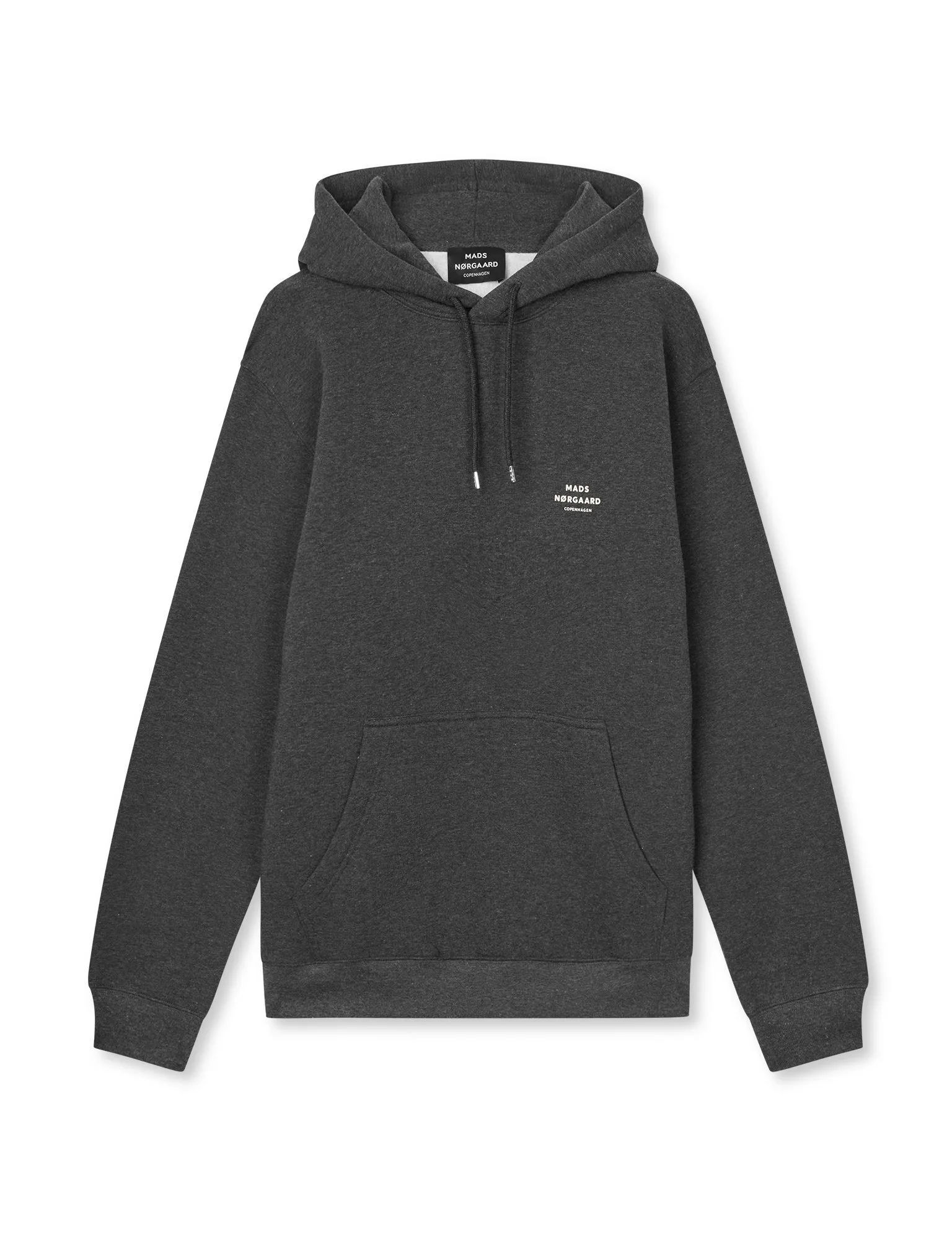 Standard Hoodie Logo Sweat, Dark Grey Melange sold by Mads Norgaard product image thumbnail 2