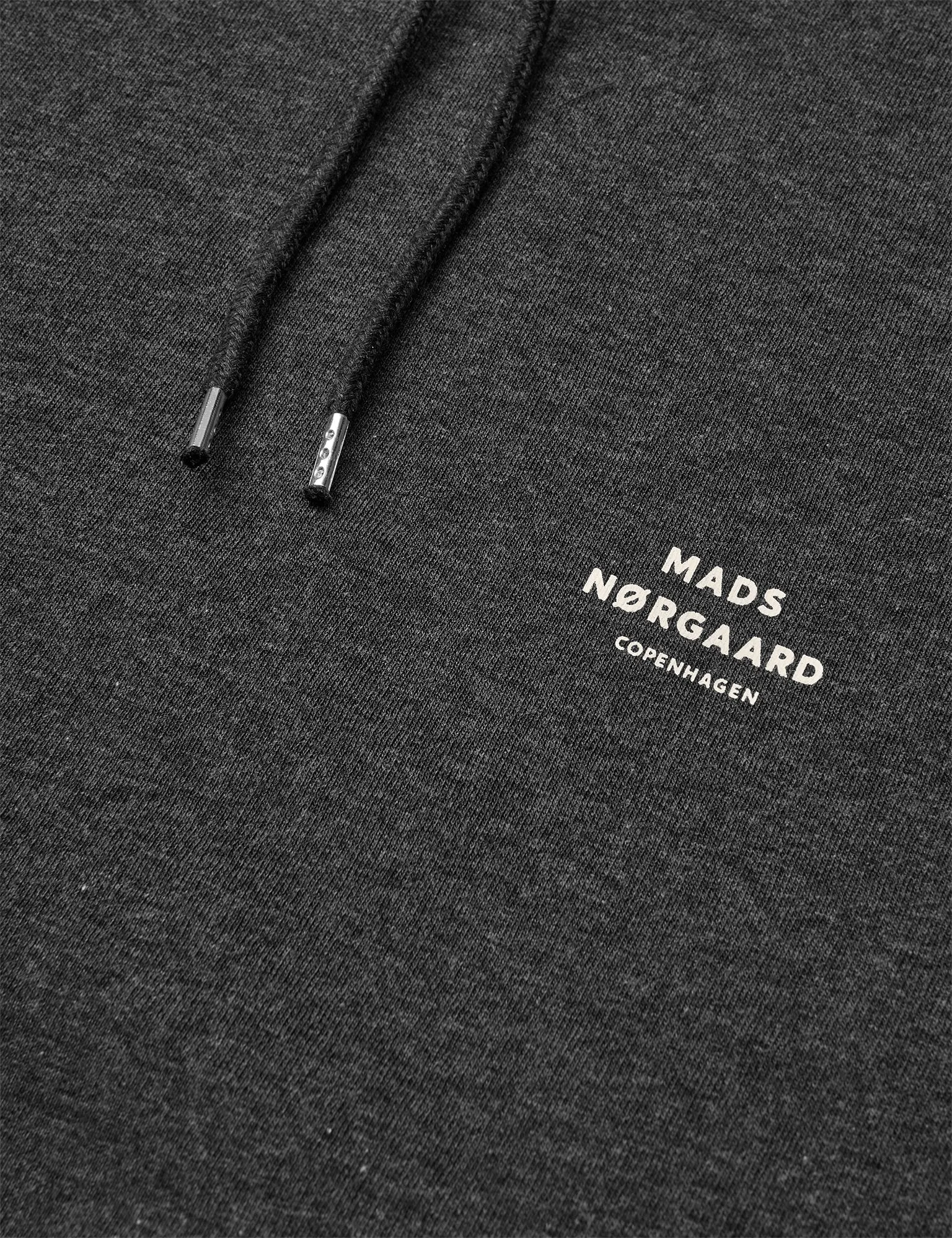 Standard Hoodie Logo Sweat, Dark Grey Melange sold by Mads Norgaard product image thumbnail 3