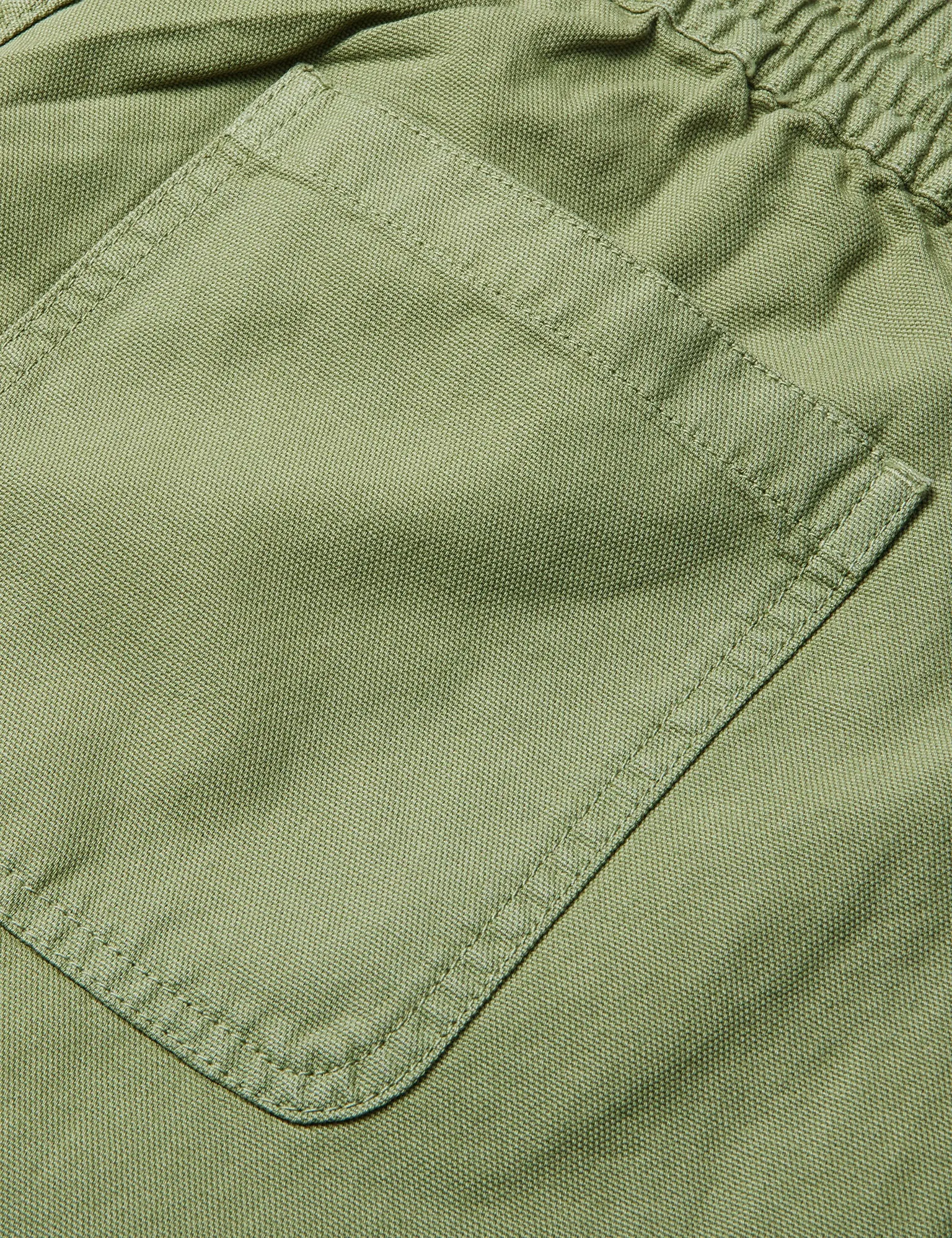 Dyed Canvas Beach Shorts, Oil Green sold by Mads Norgaard product image thumbnail 3
