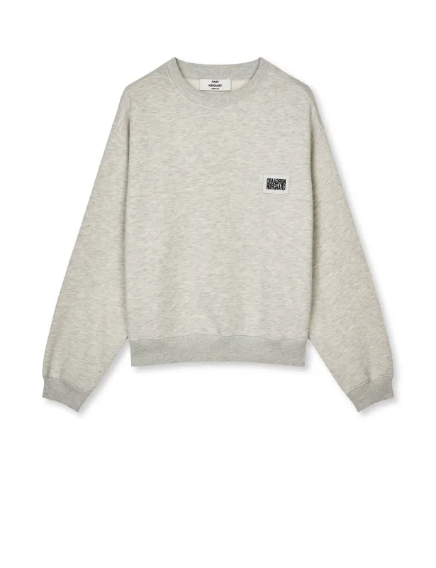 Standard Taylor Sweatshirt, Light Grey Melange made by Mads Norgaard
