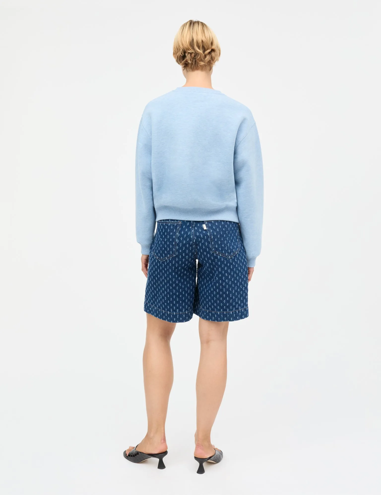 Standard Taylor Sweatshirt, Light Blue Melange sold by Mads Norgaard product image thumbnail 4