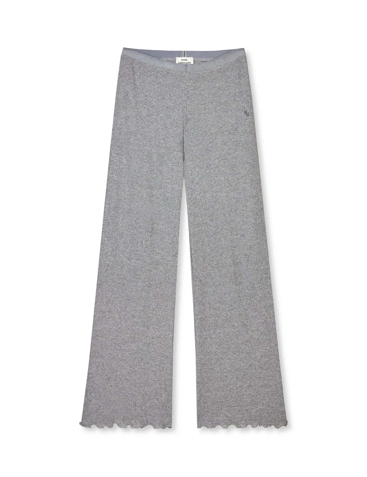 Point Wool Hedwig Pants, Grey Melange sold by Mads Norgaard