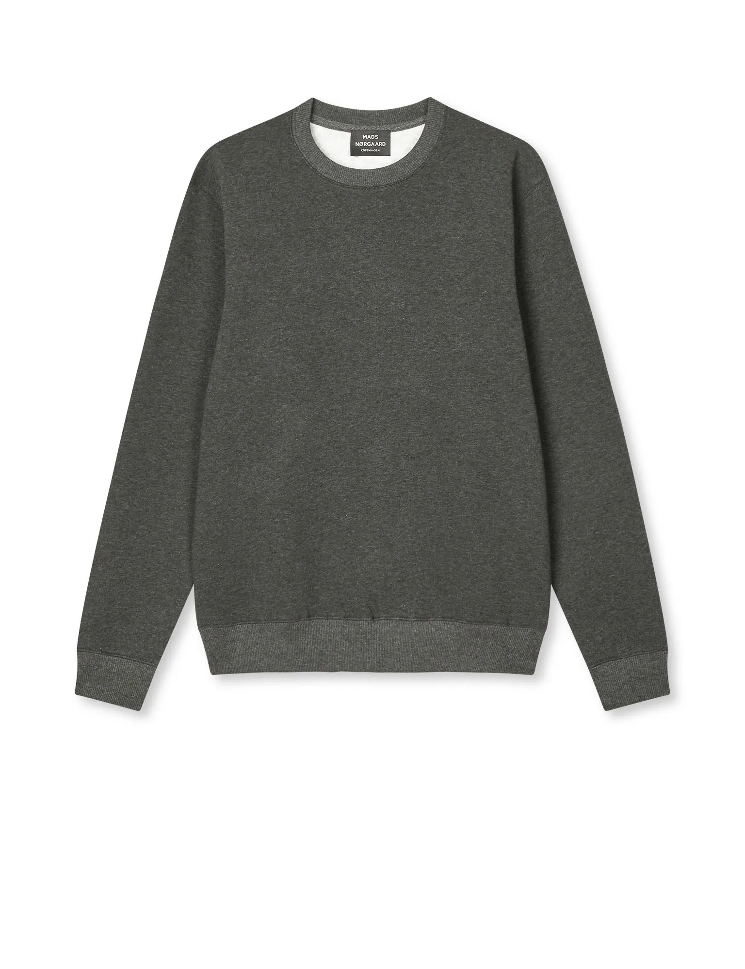 Heavy Sweat Crew Logo Sweat INS, Charcoal Melange sold by Mads Norgaard