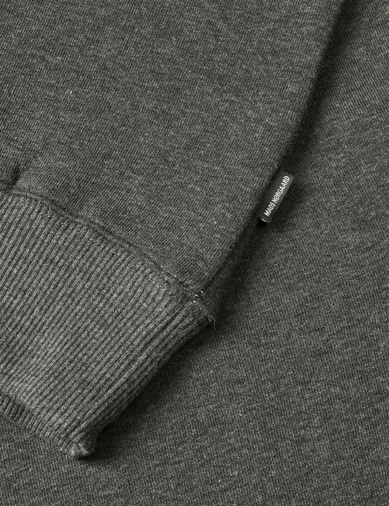 Heavy Sweat Crew Logo Sweat INS, Charcoal Melange sold by Mads Norgaard product image thumbnail 2