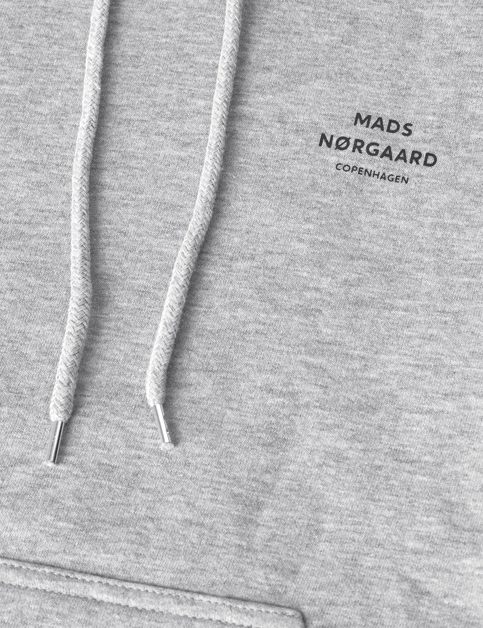 Standard Hoodie Logo Sweat, Grey Melange sold by Mads Norgaard product image thumbnail 4
