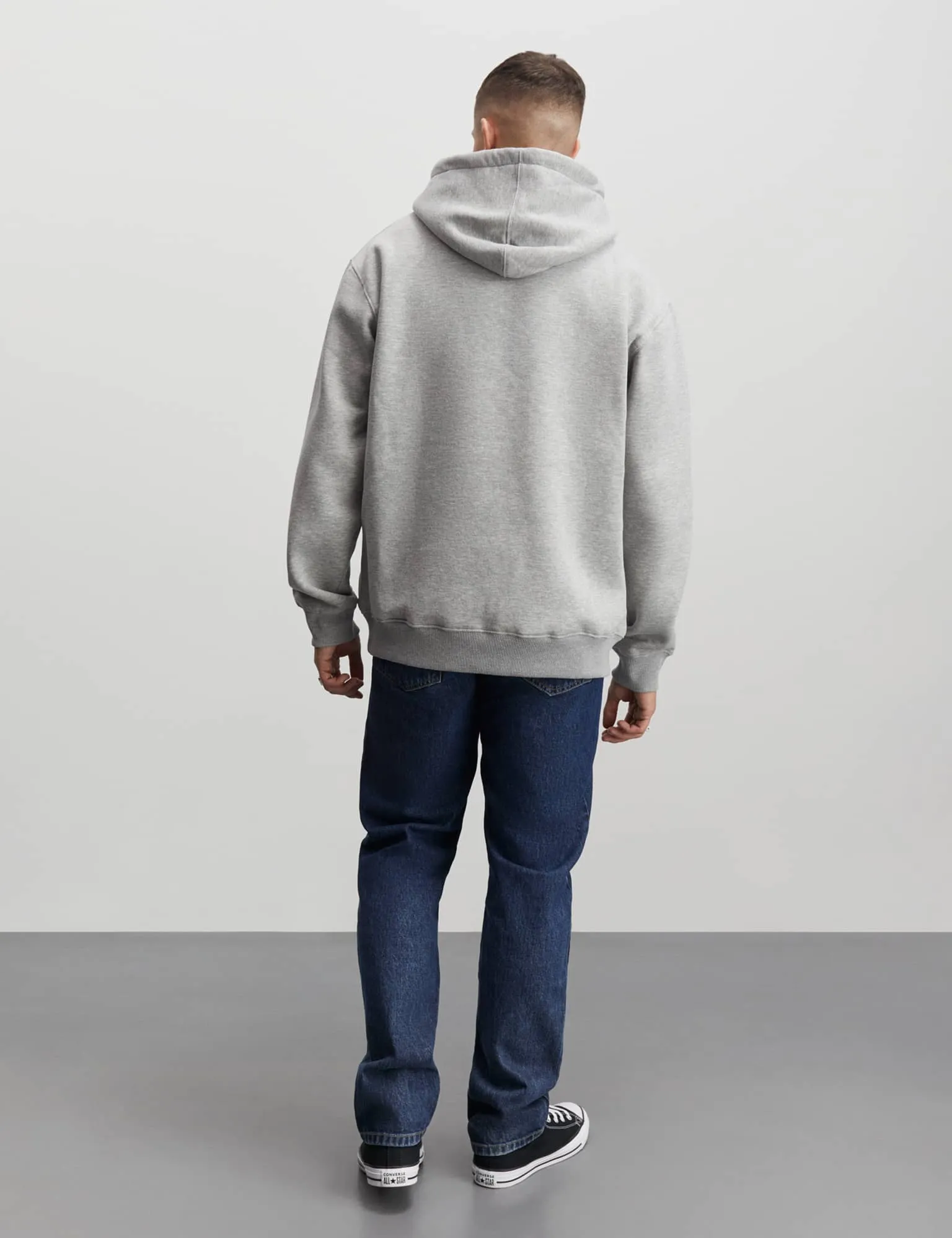 Standard Hoodie Logo Sweat, Grey Melange sold by Mads Norgaard product image thumbnail 3