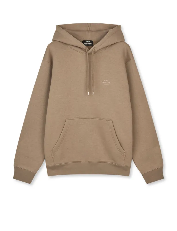 Standard Hoodie Logo Sweat, Walnut made by Mads Norgaard