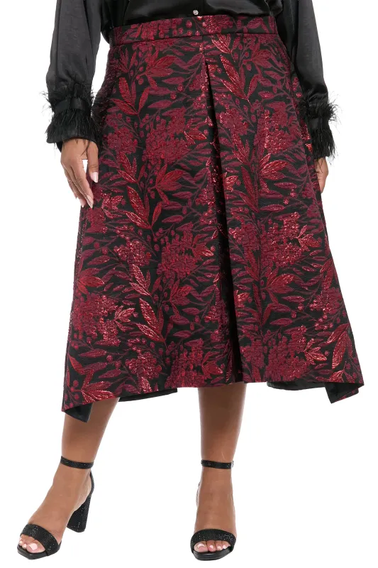 Gramercy in Jacquard skirt sold by Maggy London