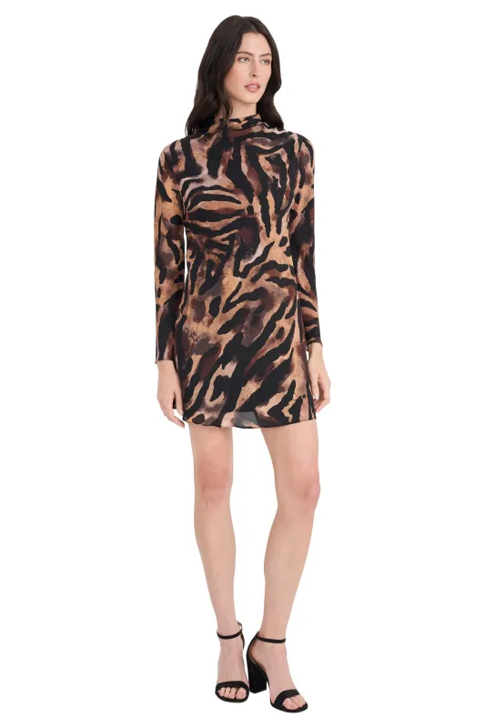Shivana Animal Print Tie-Back Mini sold by Maggy London