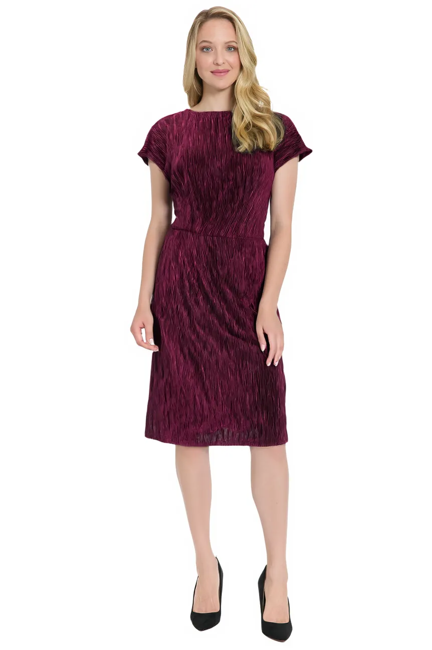 Levy Textured Metallic Velvet Dress sold by Maggy London product image thumbnail 5