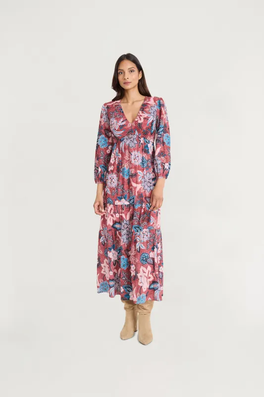 Edwin in Adobe Floral sold by Maggy London