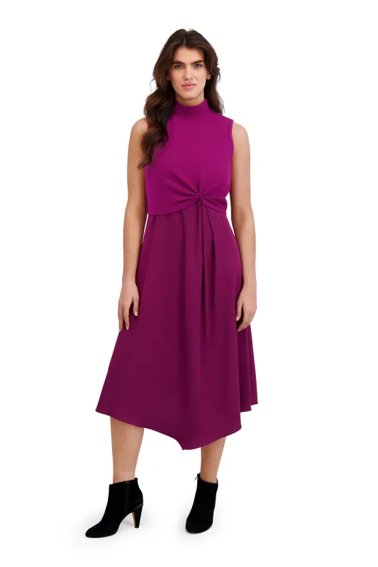 Blakeley Mixed Media Sleeveless Dress sold by Maggy London