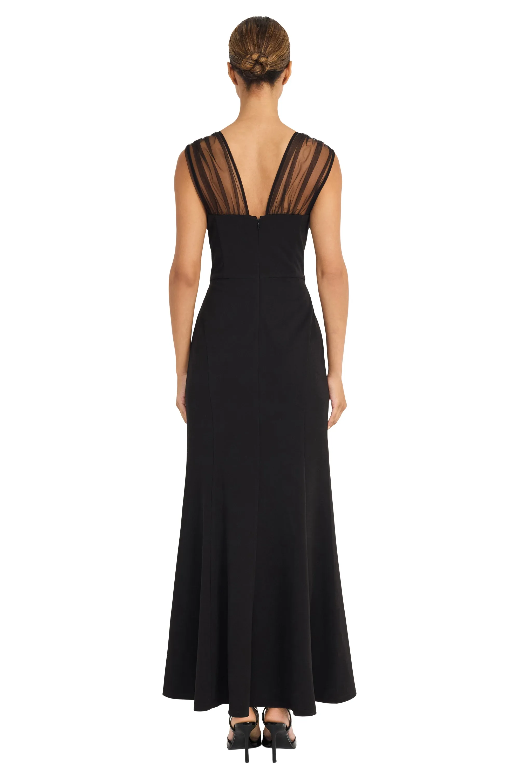 Aurelia Illusion Mermaid Gown sold by Maggy London product image thumbnail 2