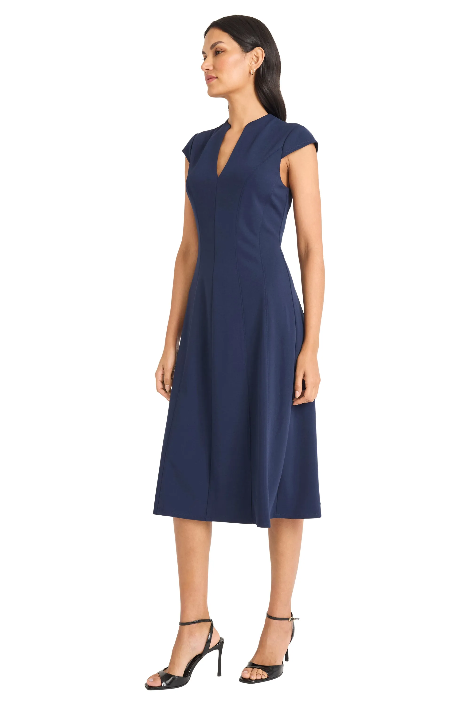 Leigh Midi Fit & Flare Dress sold by Maggy London product image thumbnail 4