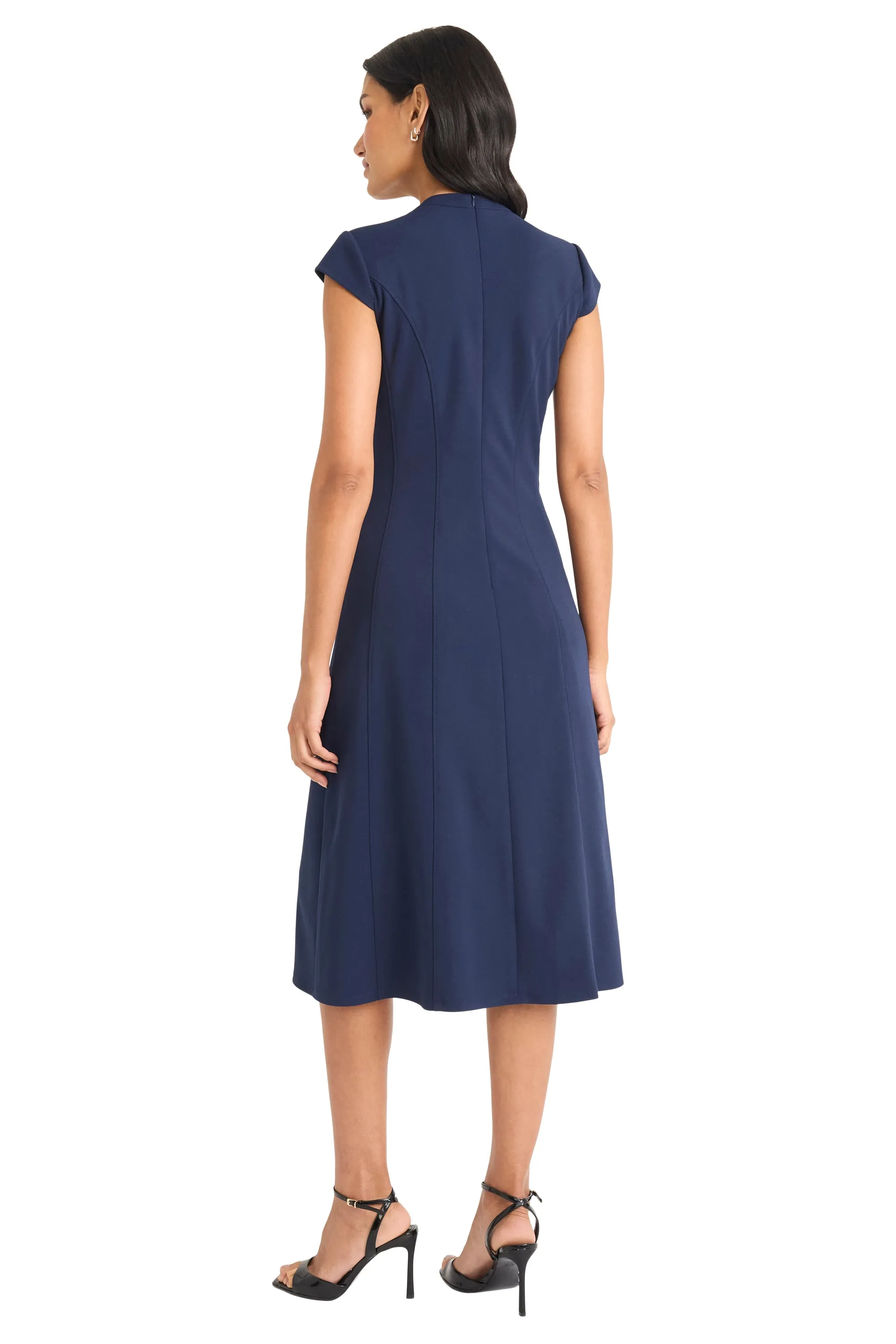 Leigh Midi Fit & Flare Dress sold by Maggy London product image thumbnail 3