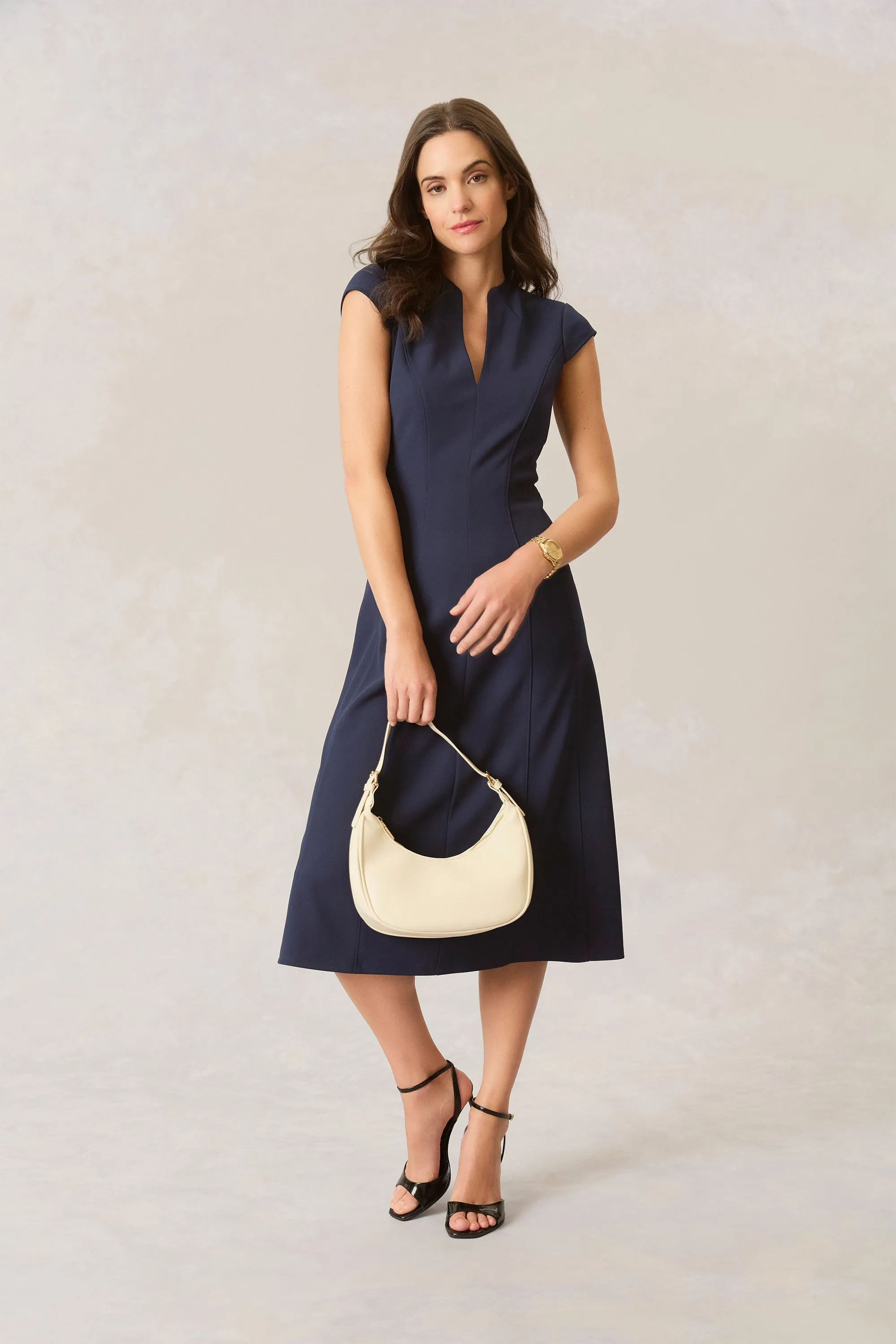 Leigh Midi Fit & Flare Dress sold by Maggy London product image thumbnail 2