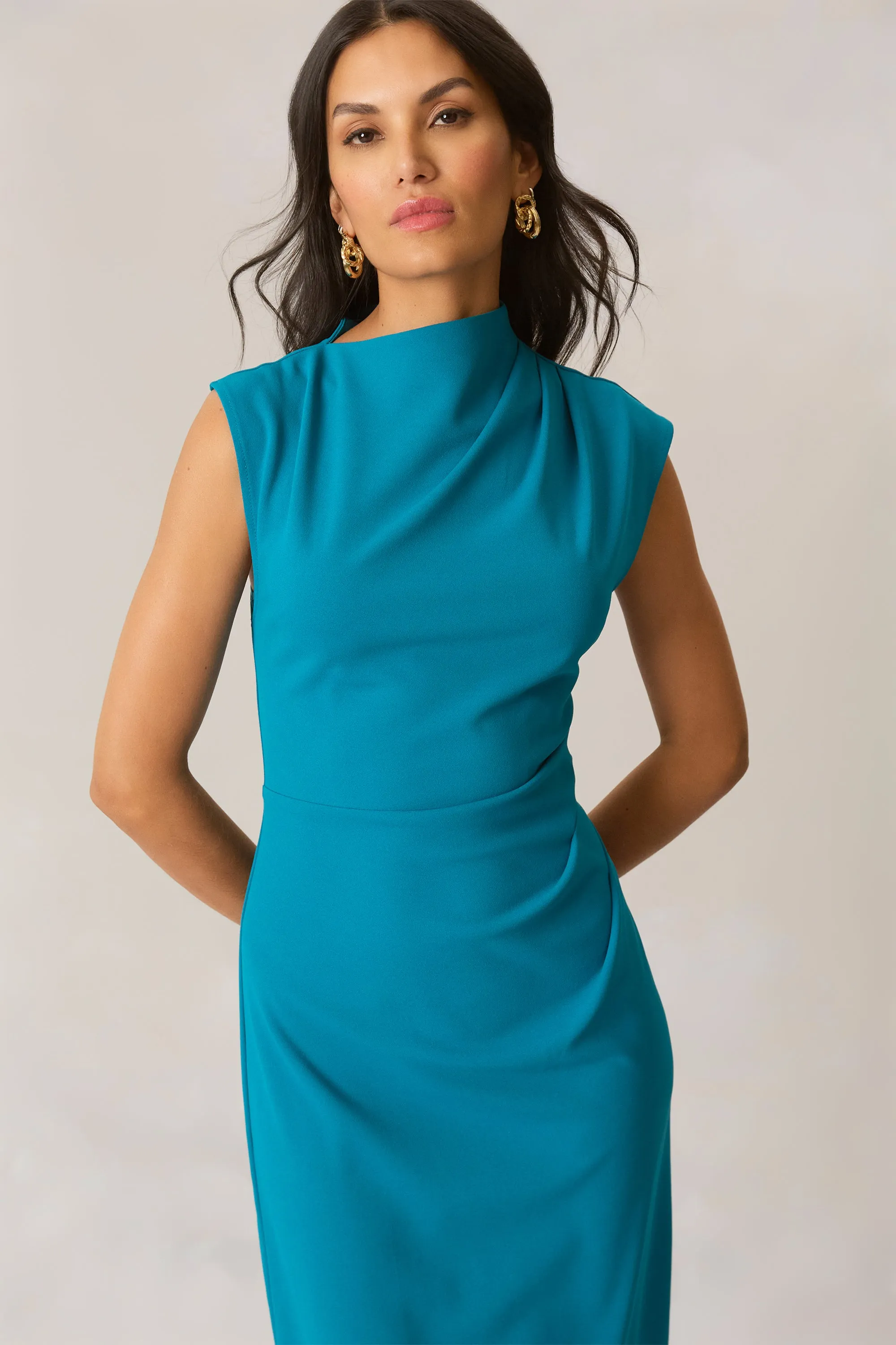 Angela Below the Knee Sleeveless Dress sold by Maggy London product image thumbnail 2