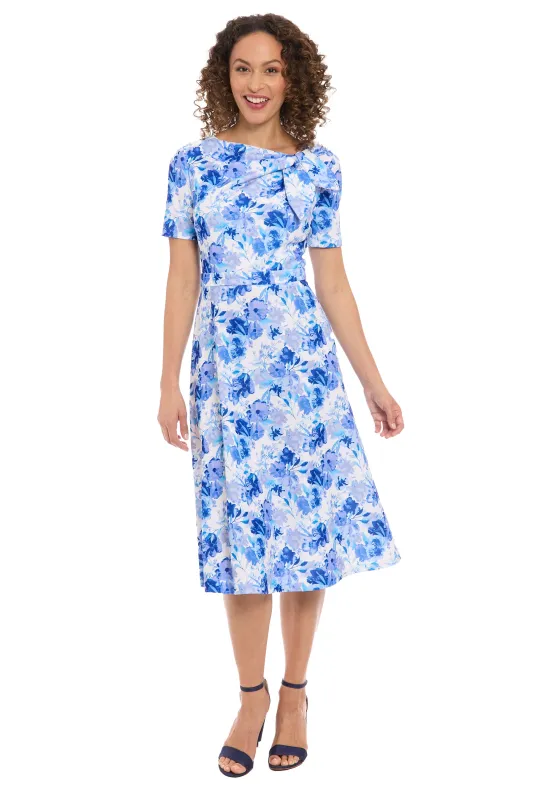 Colleen in Watercolor Bouquet - FINAL SALE sold by Maggy London