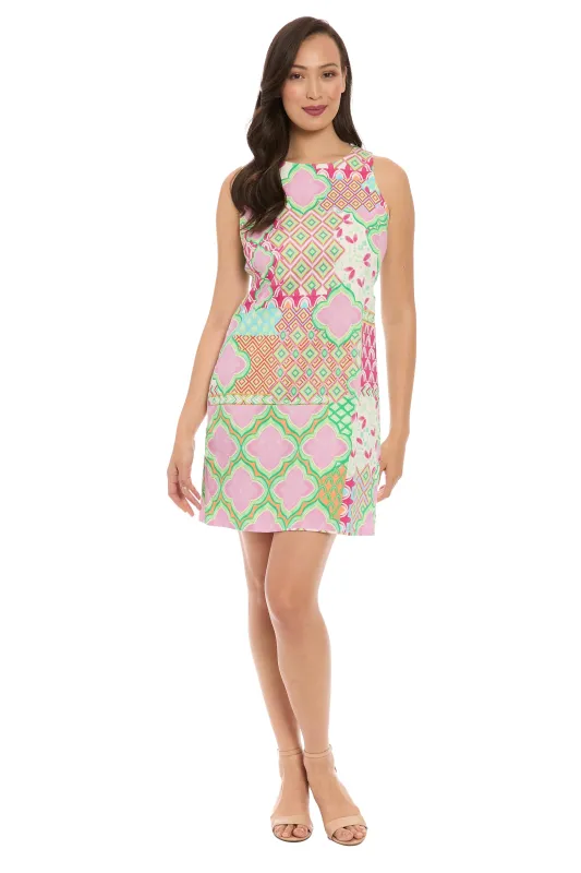 Miranda in Medallion Patchwork sold by Maggy London